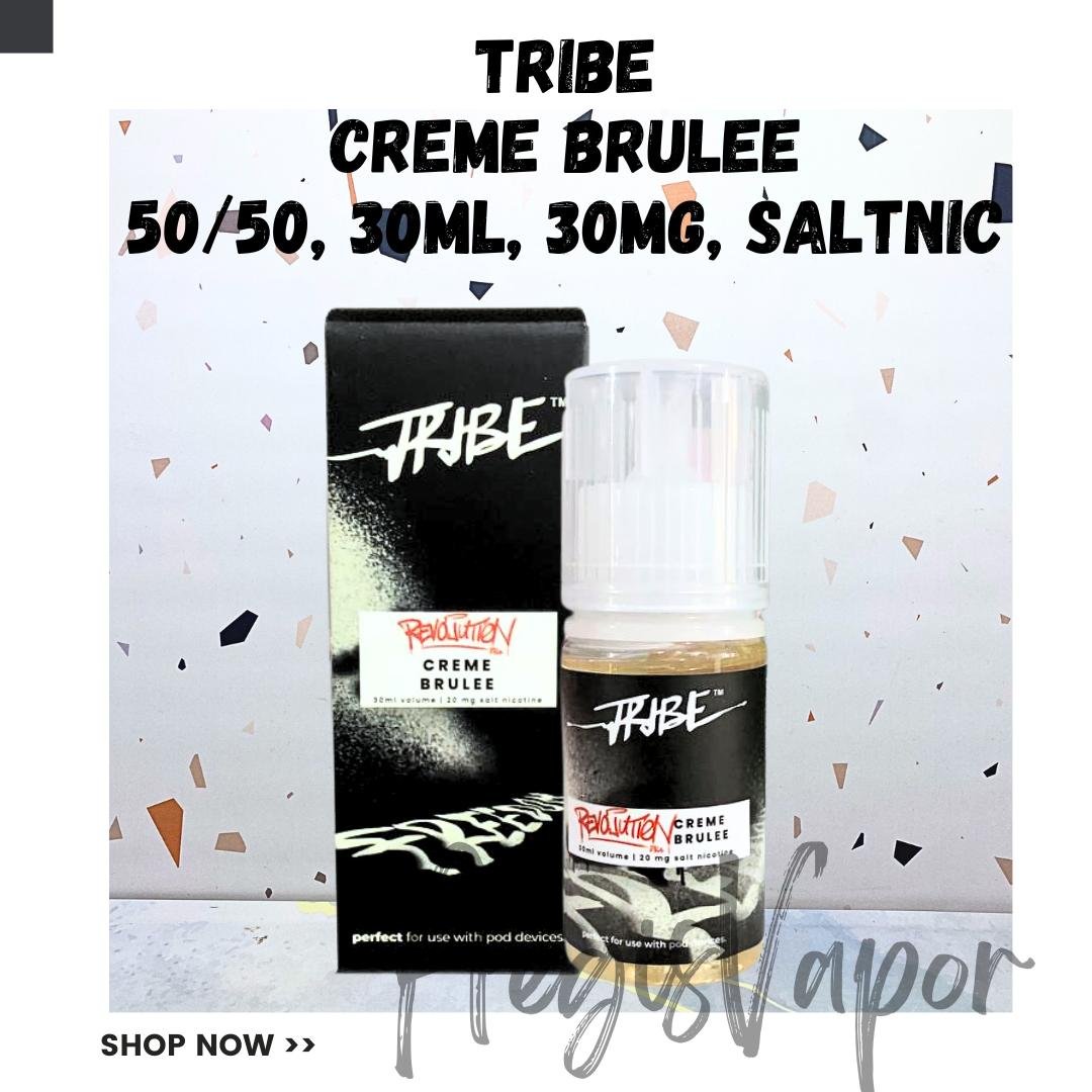 Tribe X Ferry Irwandi Creme Brulee 30ml 30mg Saltnic