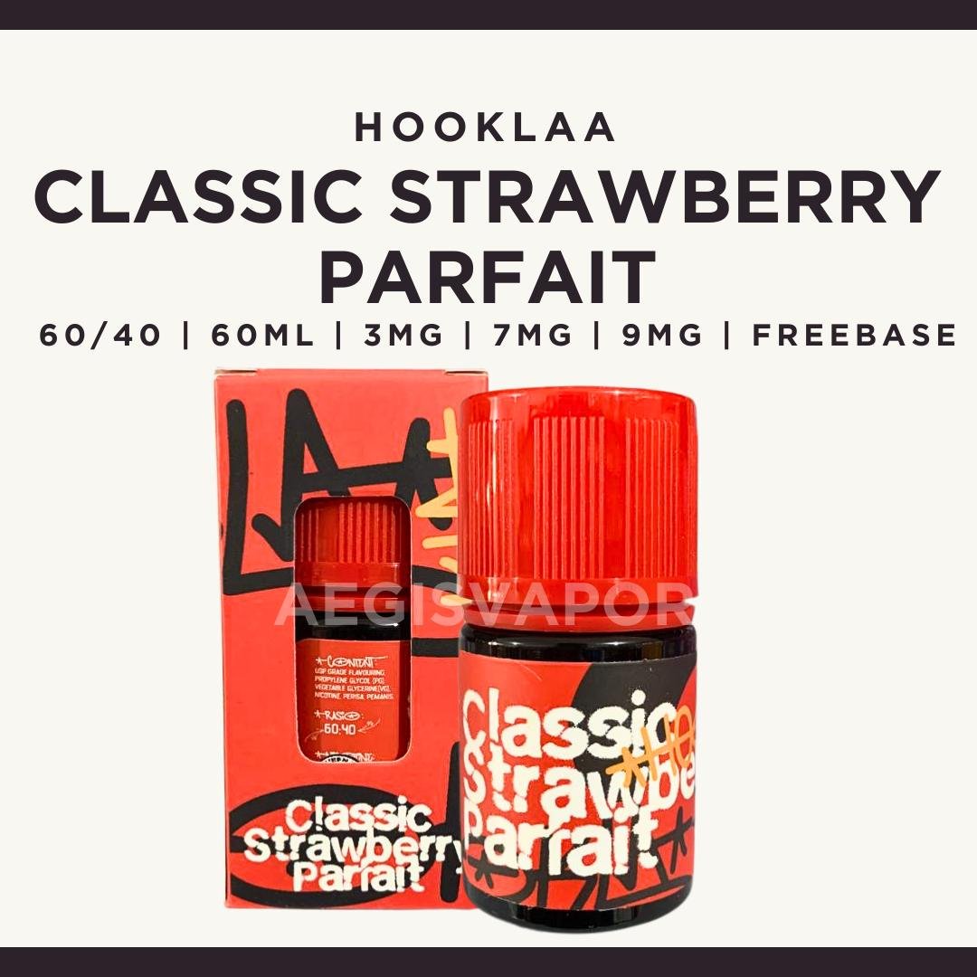 Hookla Classic Strawberry Parfait 60ml Freebase