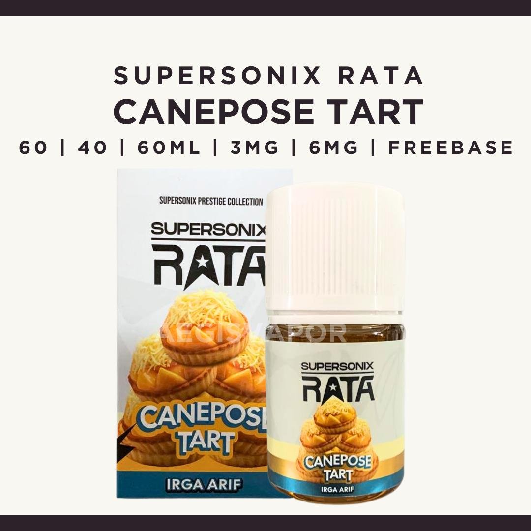 Supersonix Rata Canepose Tart 60ml Freebase