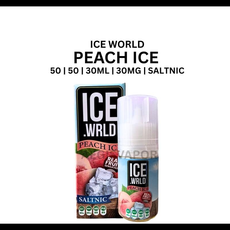 Ice Wrld Peach Ice 30ml 30mg Saltnic