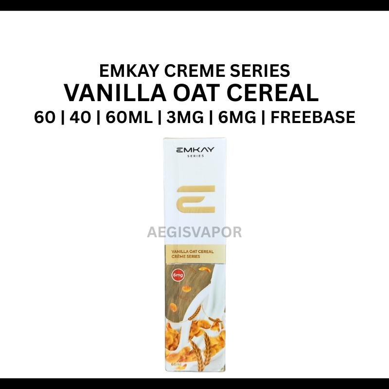 Emkay Vanilla Oat Cereal 60ml Freebase