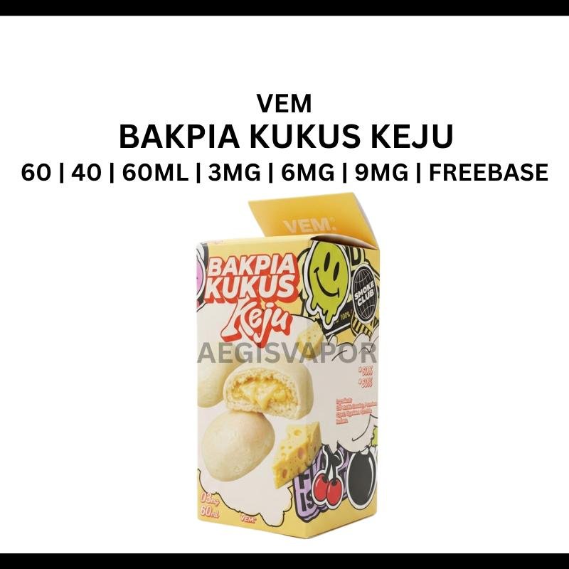 VEM Bakpia Kukus Keju 60ml Freebase