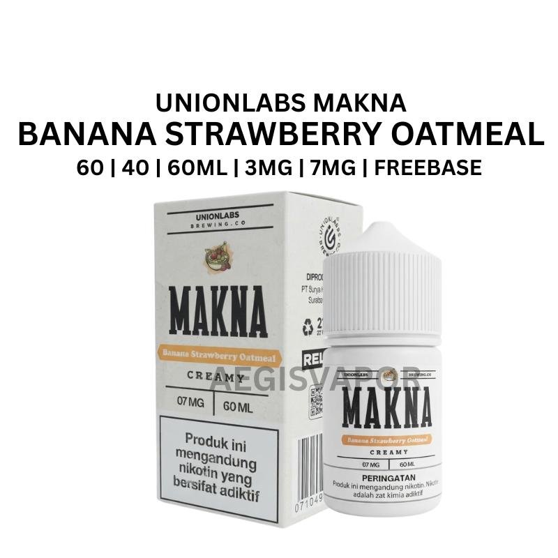 Makna Banana Strawberry Oatmeal 60ml Freebase