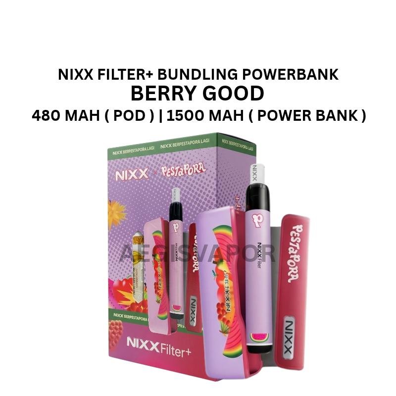Nixx Filter Plus Powerbank Pod Bundling Pestapora